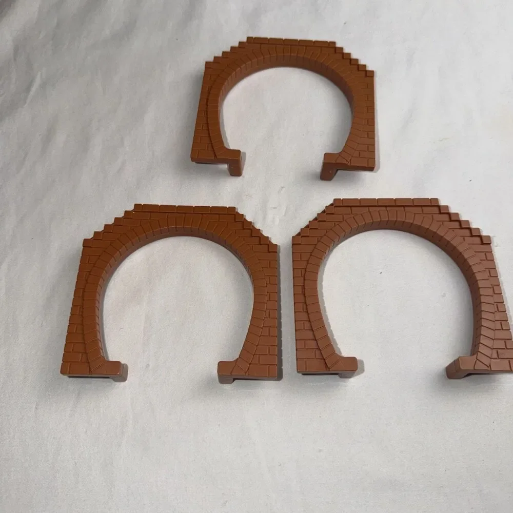 Replacement Brown Brick Tunnel Portals Train Track Sets Thomas Friends VTG